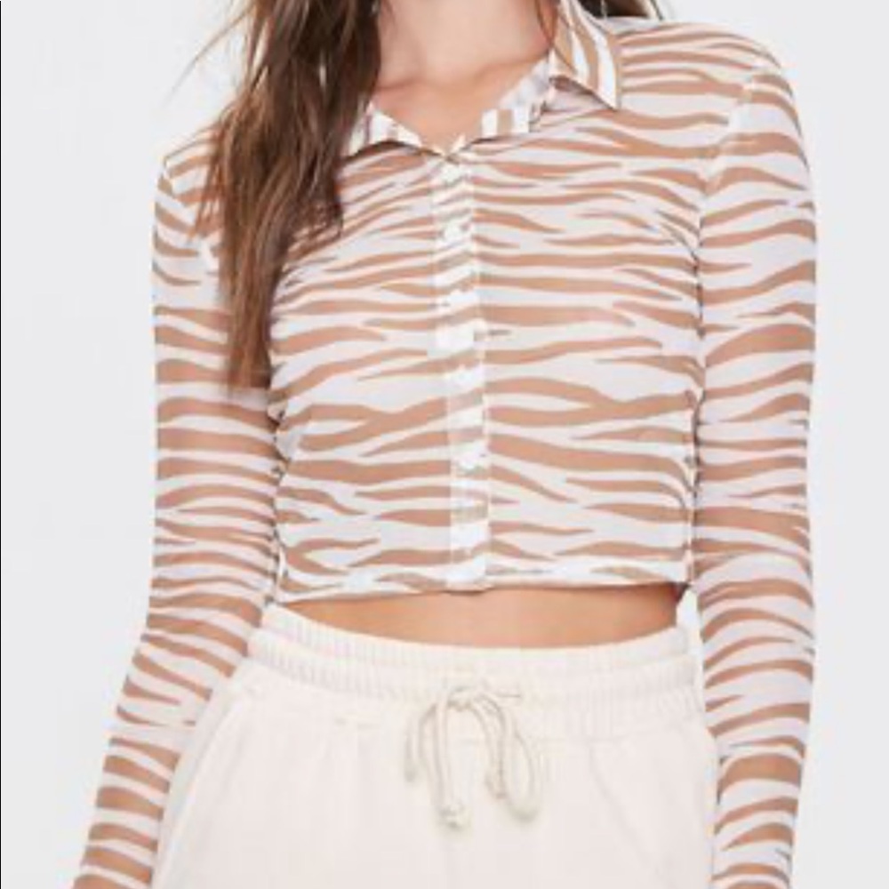 Tiger mesh long sleeve